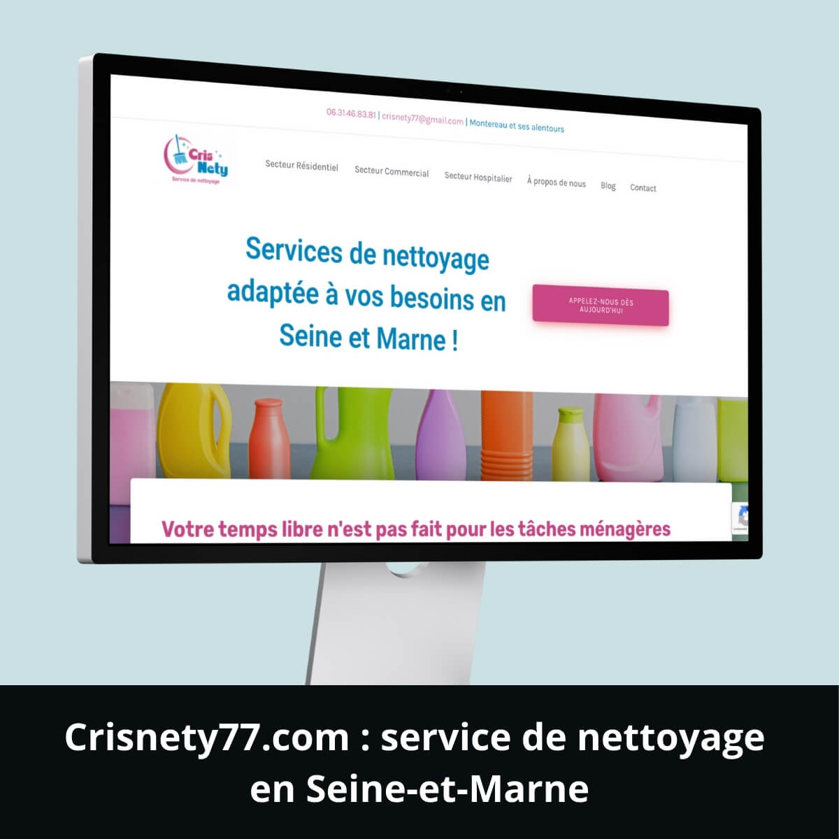 Crisnety77.com&nbsp;: service de nettoyage en Seine-et-Marne