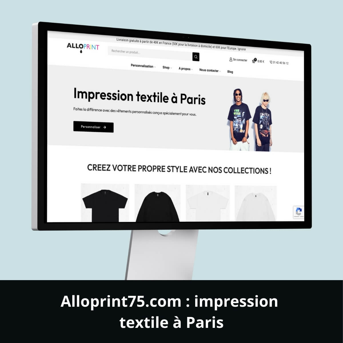 Alloprint75.com&nbsp;: impression textile à Paris