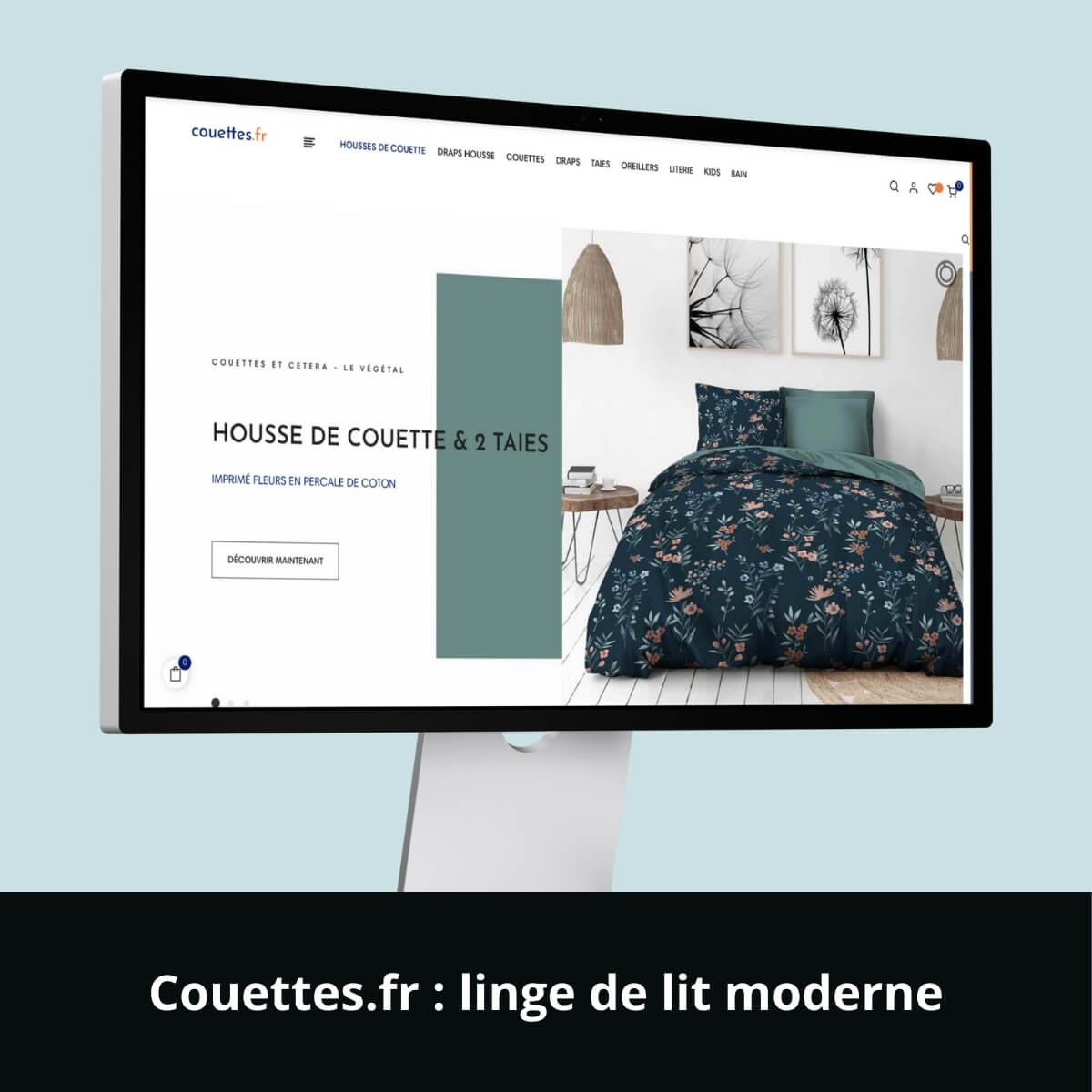 Couettes.fr&nbsp;: linge de lit moderne