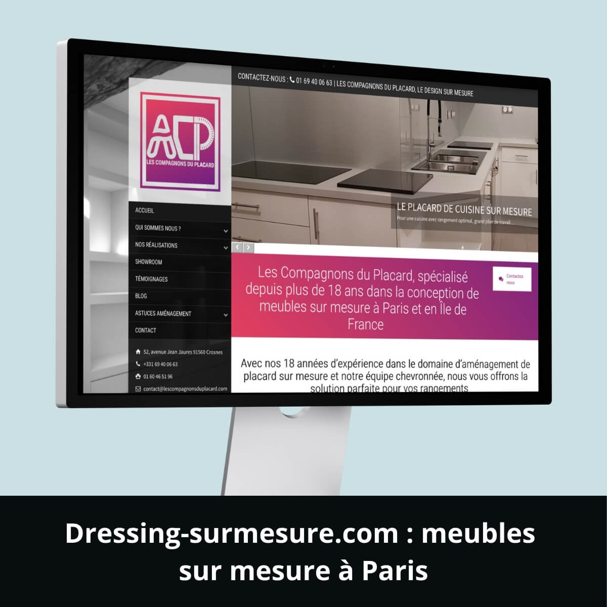 Dressing-surmesure.com&nbsp;: meubles sur mesure à Paris