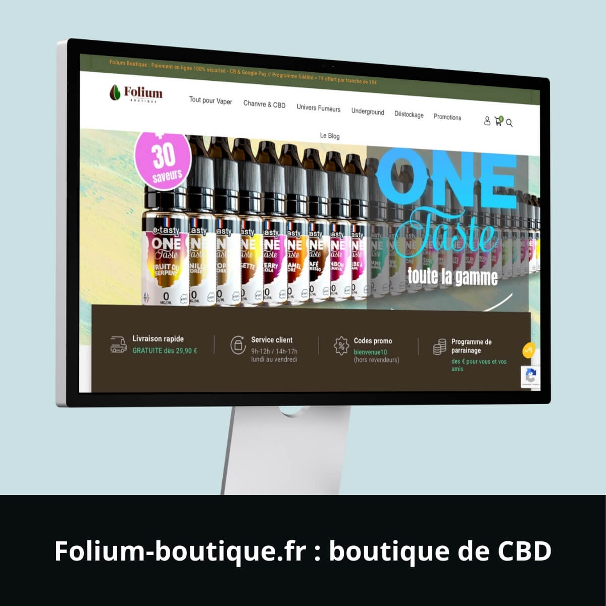Folium-boutique.fr&nbsp;: boutique de CBD