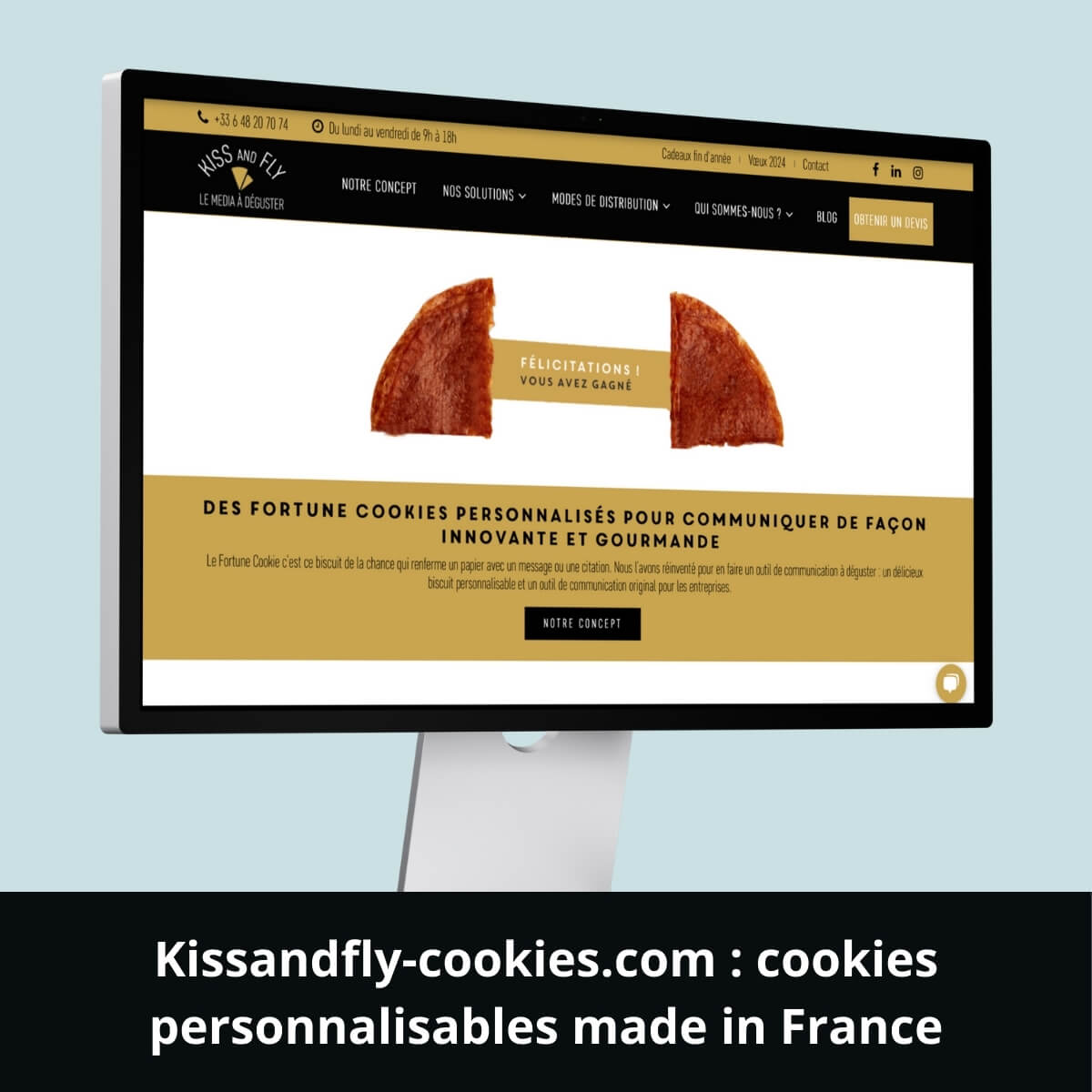 Kissandfly-cookies.com&nbsp;: cookies personnalisables made in France