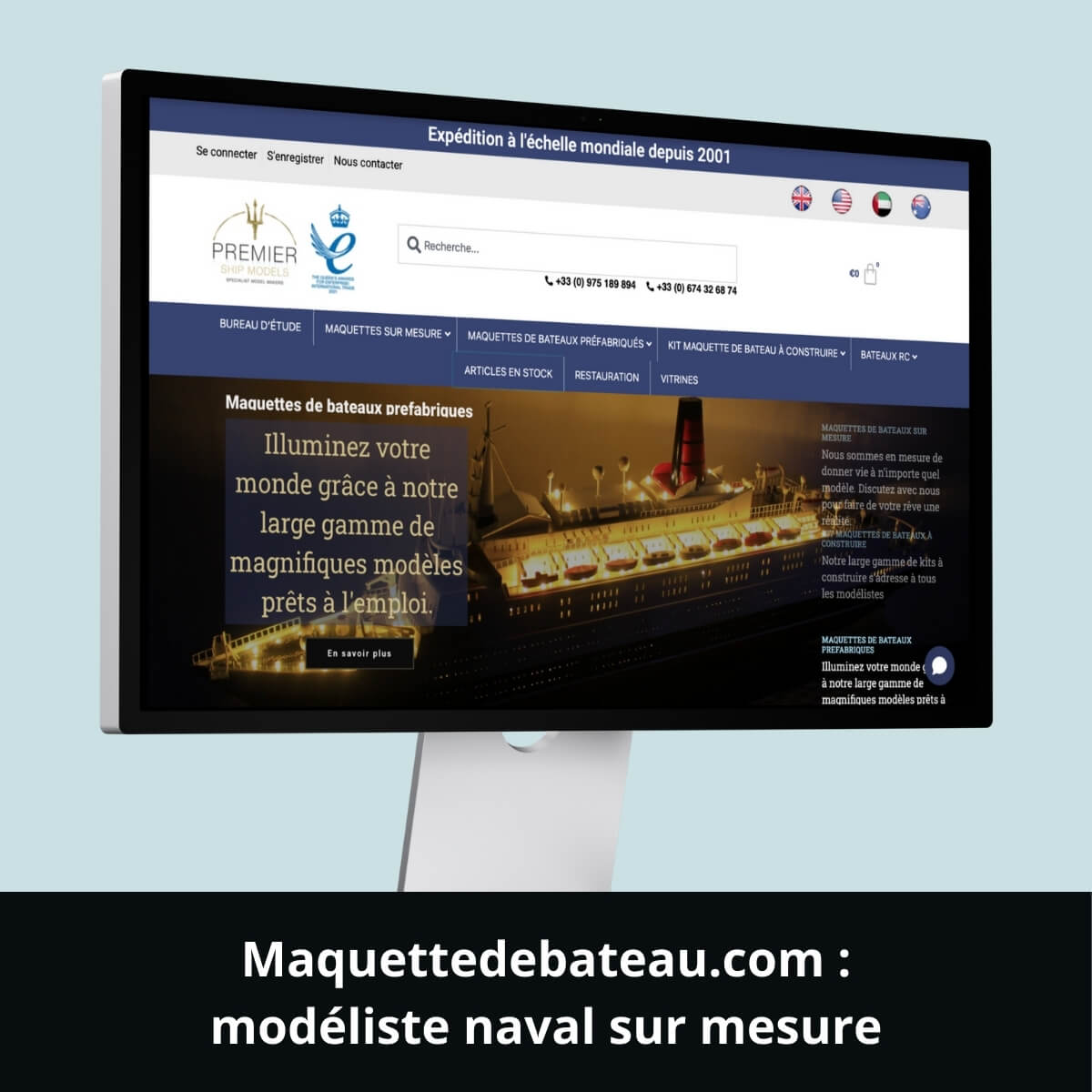 Maquettedebateau.com&nbsp;: modéliste naval sur mesure