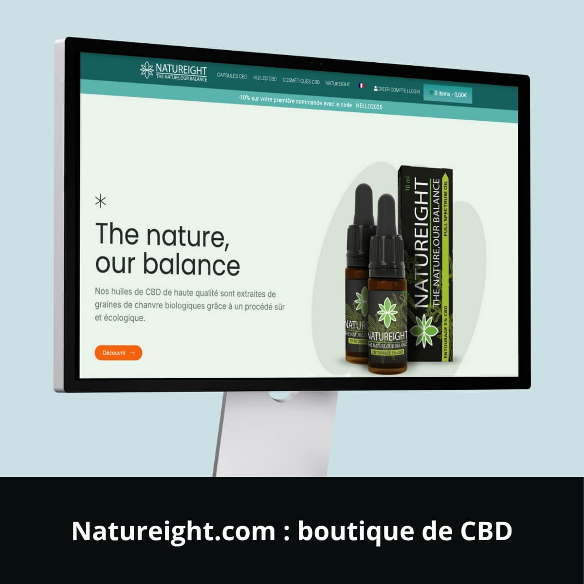 Natureight.com&nbsp;: boutique de CBD