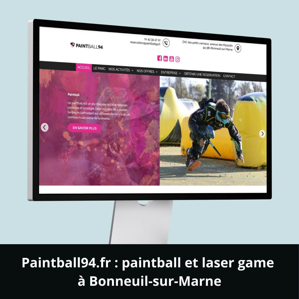 Paintball94.fr&nbsp;: paintball et laser game à Bonneuil-sur-Marne