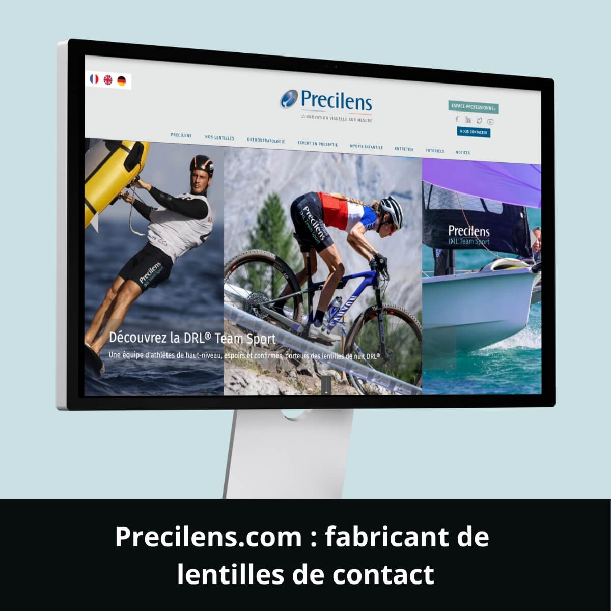 Precilens.com&nbsp;: fabricant de lentilles de contact