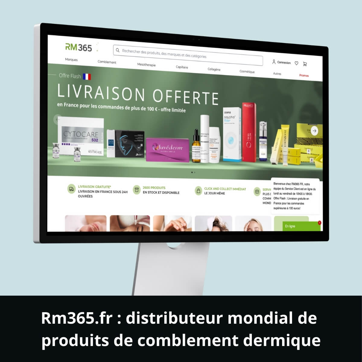 Rm365.fr&nbsp;: distributeur mondial de produits de comblement dermique