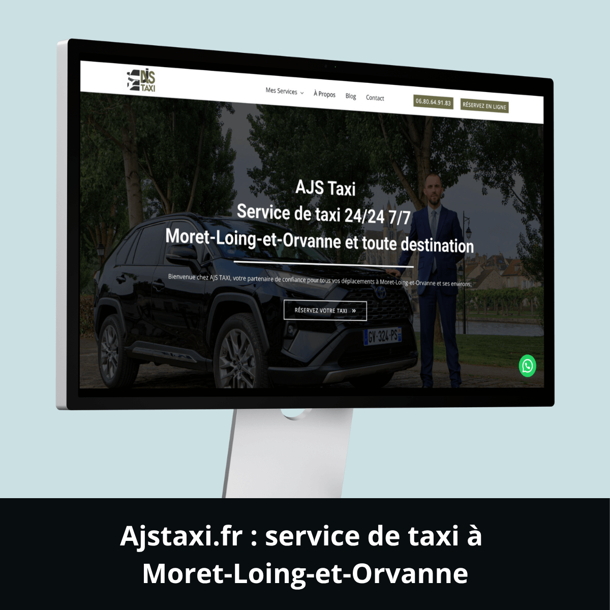 Ajstaxi.fr&nbsp;: service de taxi à Moret-Loing-et-Orvanne